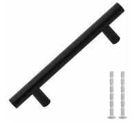 ""Bon plan"" Poignées d'armoire - jili hot - 10 pcs noir 96 mm - Acier inoxydable Thome1129390