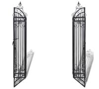 ""Bon plan"" Portillon ornemental de jardin - JILI HOT - Fer forgé 122 x 20,5 x 134cm Thome5395989