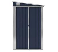 ""Bon plan"" Remise de jardin - JILI HOT - Cabane à outils murale Anthracite 118x100x178cm Acier Thome7321317