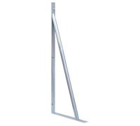 ""Bon plan"" Supports pour poteau de clôture 3 pcs Acier galvanisé Thome5589423