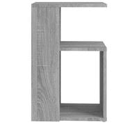 ""Bon plan"" Table basse de salon - JILI HOT - Table d'appoint Sonoma gris 36x30x56cm - Bois d'ingénierie - Pour chambre/Bureau
