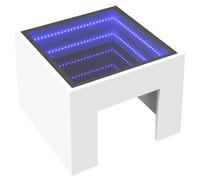 ""Bon plan"" Table basse/table d'appoint - JILI HOT - avec LED infini blanc 40x40x30cm - Pour salon Thome9732568