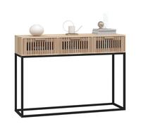 ""Bon plan"" Table console - JILI HOT - Console Meuble Entrée - 105x30x75cm - Bois d'ingénierie et fer - Pour salon Thome6668175