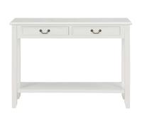 ""Bon plan"" Table console - JILI HOT - Console Meuble Entrée - Blanc 110x35x80cm Bois - Pour salon Thome1801674