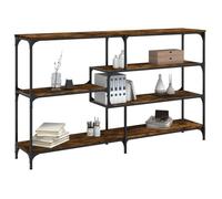 ""Bon plan"" Table console - JILI HOT - Console Meuble Entrée - chêne fumé 160x32x95cm - Bois d'ingénierie - Pour salon Thome9693016