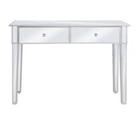 ""Bon plan"" Table console - JILI HOT - Console Meuble Entrée - miroir MDF et verre 106,5 x 38 x 76,5cm - Pour salon Thome7424212