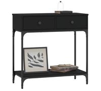 ""Bon plan"" Table console - JILI HOT - Console Meuble Entrée - noir 75x34,5x75cm - Bois d'ingénierie - Pour salon Thome5263338