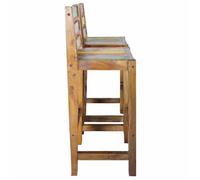 ""Bon plan"" Tabourets de bar - lot de 2 Tabourets Petit-déjeuner - - Bois massif de récupération - 40x40x106cm - Salle à