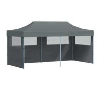 ""Bon plan""Tente de réception Anti-UV - Chapiteau/Tonnelle - pliable avec parois 3x6 m anthracite FR89457272677