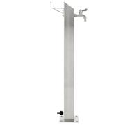 ""Bon plan"" Tonneau de Pluie Extérieur - JILIHOT - Colonne à eau de jardin carrée - Acier inoxydable 95cm Thome1704574