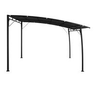 ""Bon plan"" Tonnelle - JILI HOT - Chapiteau et Pavillon Auvent pare-soleil de jardin 3x3x2,55 m Anthracite - Pour Terrasse/jardin