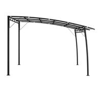 ""Bon plan"" Tonnelle - JILI HOT - Chapiteau et Pavillon Auvent pare-soleil de jardin 4x3x2,55 m Crème - Pour Terrasse/jardin