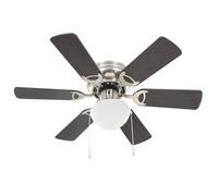 ""Bon plan"" Ventilateur de plafond - JILI HOT - Ventilateur Au Plafond Silencieux orné avec lumière 82cm Marron foncé Thome3427393