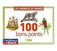 Bon point editions lito animaux du monde texte pedagogique au verso 61x82mm boite 100 unites