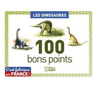 Bon point éditions lito dinosaures texte pédagogique au verso 61x82mm boîte 100 unités