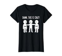 Bon Sang, C'est Un mème de réaction drôle T-Shirt Graphique avec Valeur, Femme, Noir, L
