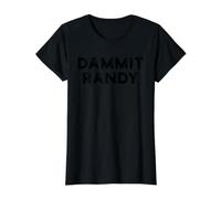 Bon Sang Randy T-Shirt Graphique avec Valeur, Femme, Noir, S
