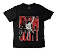 Bon Scott Big Type Logo T Shirt Size XL