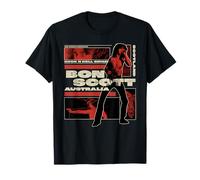 Bon Scott Collage Graphique rétro Vieilli T-Shirt