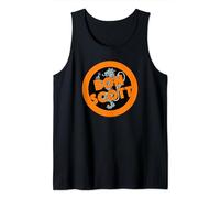 Bon Scott Logo Lion Orange Cercle Débardeur