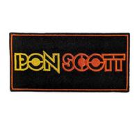 Bon Scott Logo Woven Patch Size Accessory Size
