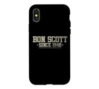 Bon Scott Since 1946 Logo athlétique Vieilli Coque pour iPhone X/XS