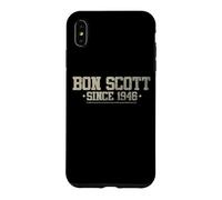 Bon Scott Since 1946 Logo athlétique Vieilli Coque pour iPhone XS Max
