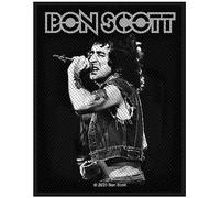 Bon Scott Unisexe Patch noir/blanc 100% Polyester