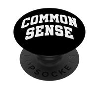 Bon Sens Pensée rationnelle Opinion logique Politique PopSockets PopGrip Adhésif
