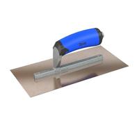 Bon Truelle de finition carrée en acier inoxydable doré 11,5 x 4,5 cm