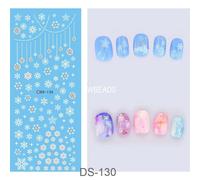 Bon66 1 Pc Manucure Filigrane Autocollant Décalcomanie Autocollant Ds127-134 Japon Manucure Ongle Autocollant