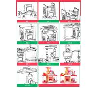 Bon66 26 Pièces Cuisine Playset Lumières Et Sons Enfants Semblant Jouer Cuisinier Deluxe Jouet Cadeau Y4ud