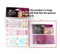 Bon66 3 Feuille/Lot Japon Nail Art Autocollant Halloween Sang Crâne Citrouille Transfert D'eau Autocollant Autocollant Accessoires Hot301-303
