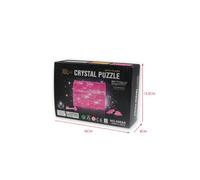 Bon66 3d Cristal Trésor Coffre Puzzle Flash Lumière Bricolage Modèle D'assemblage De Puzzle Blocs De Construction Enfants Jouets Éducatifs