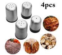 Bon66 4 pièces/ensemble ensemble de bouteilles d'assaisonnement Portable en acier inoxydable assaisonnement Shaker bouteille d'épices outils de cuisine pour la cuisson du barbecue