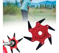 Bon66 6 lames tête de coupe jardin coupe gazon rasoirs débroussailleuse 65Mn tondeuse à gazon pièces accessoires universels de tondeuse à gazon