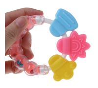 Bon66 Anneau De Dentition En Silicone Jouets Pour La Cloche? Son De Secouement? Hochet Éducatif? Jingle De Dentition