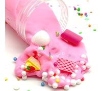 Bon66 Gâteau Lait Mousse Perles Slime Argile Mousse Slime Éponge Bande Pâte À Modeler Pâte À Modeler Enfants Jouet Cadeau Y4ud