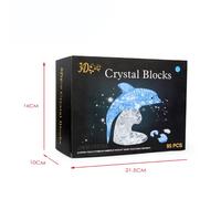 Bon66 Puzzle Bricolage En Cristal Avec Dauphin Y4ud Puzzle 3d Pour Enfants? Puzzle Assemblé De Style Intellectuel? Jouet Cadeau D'anniversaire