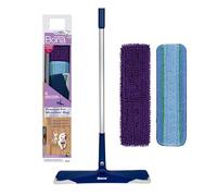 Bona - Balai avec Pads en Microfibre Premium Bona spécial Animaux - Balai nettoyant - Élimine Les Poils d'animaux - Enlève Les Poils de Chats et de Chiens, Purple