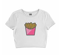 Bona Basics Bdwtswi-100418-XL T-Shirt, Blanc, XL Taille Courte Femme