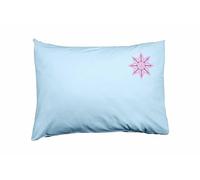 Bona Basics, Housse de Coussin décorative Décoration de la Maison pour canapé, Cafétéria, Taille: 50x35 cm, Couleur: Bleu Clair