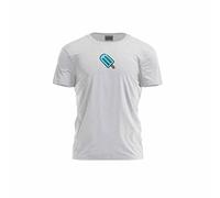 Bona Basics, Imprimé Numériquement, T-Shirt Basique pour Homme, 70% Coton, 30% Polyester, Gris, Décontracté, Hauts pour Homme, Taille: XL