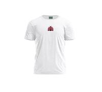 Bona Basics, T-Shirt Basique imprimé numérique,%100 Coton, Blanc, décontracté, Haut pour Homme, Taille : XL, Blanc., XL