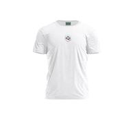 Bona Basics, T-Shirt Basique imprimé numérique,%100 Coton, Blanc, Décontracté pour Homme, Taille : M, Blanc., M