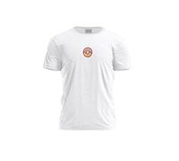 Bona Basics, T-Shirt Basique pour Homme, imprimé numérique,%100 Coton, Blanc, décontracté, Hauts, Taille : L, Blanc., L