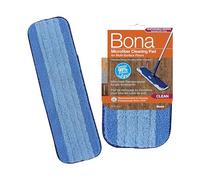 Bona – Pad microfibre 42 cm – Compatible balai pour sol – Réutilisable jusqu'à 500 fois – 1 pack