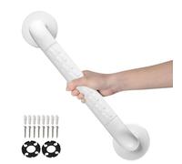 BONADE Barre D'appui WC, Poignée Baignoire de Sécurité, Barres D'appui de Salle de Bain en Acier Inox Murale,Barre de Maintien Mural Pour Enfants/Seniors, Poignées de Douche Pour Salle de Bain WC 35cm