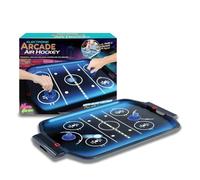 BONAFIDE Arcade Air Hockey électronique, table de Air Hockey, ensemble de championnat de Air Hockey LED, mini table d'arcade Air hockey avec 2 palets, 2 poussoirs ou 1 unité de base, table de Air