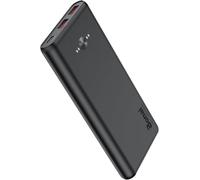 BONAI Banque d'alimentation 10000 mAh - Ultra Fine, Entrée et Sortie USB-C, Charge Rapide 3A, Batterie Externe Portable pour Téléphones Portables - Compatible avec iPhone Samsung Xiaomi Huawei